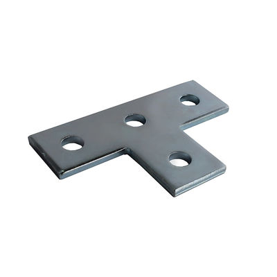 comprar 4 Orifícios Flat Straight Strut Bracket Unistrut Bolto Nut Estampagem Placa Conector em forma de L T online manufacture