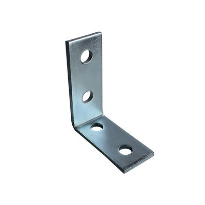 comprar 4 buracos de 90 graus ângulo bracelete estriado em forma de L montagem de parede galvanizado 6mm online manufacture