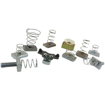 qualidade  Carbon Steel M10 M12 Spring Wing Nut for Channel Steel fábrica